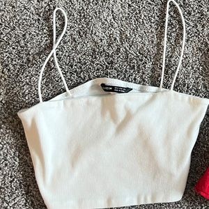 White SHEIN tank top
